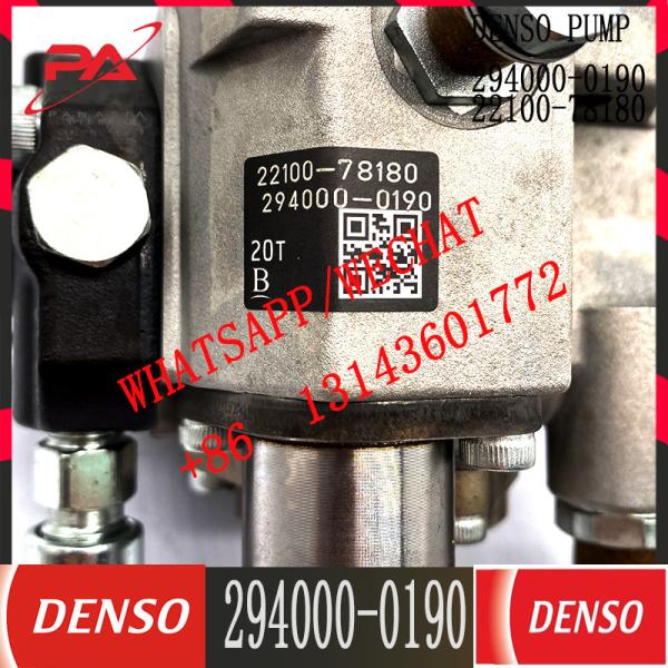 Auto PartsCommon Rail Diesel Fuel Injector Pump 294000-0190 22100-78180