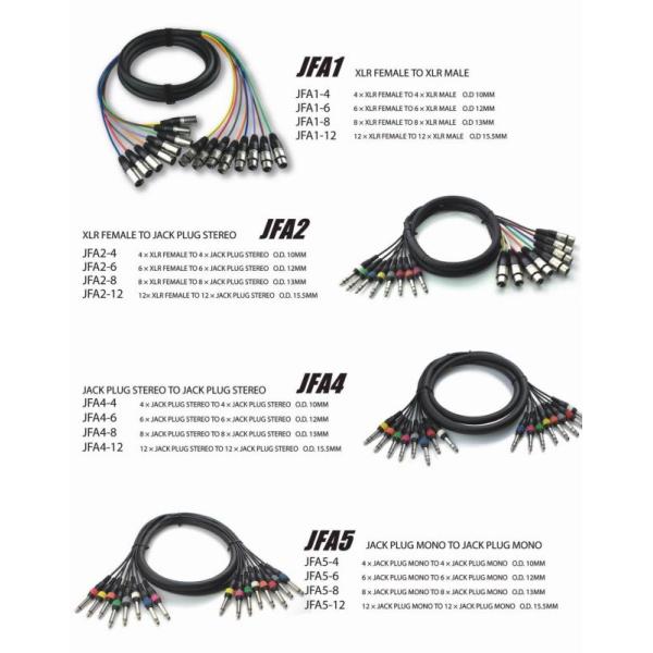 XLR Female to XLR male Stage Snake Cable OEM Service With Customer