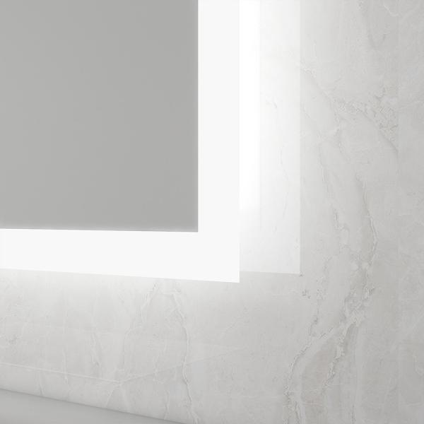 Design pivotant Créatif miroir de salle de bain avec lumières