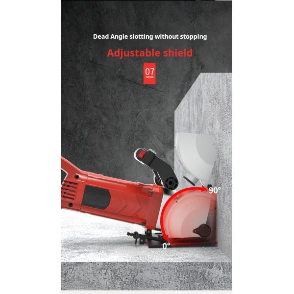 52mm Plug-In Dust-Proof Slotting Machine With Laser Infrared Positioning