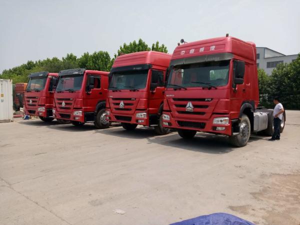 6x4 Trailer Head Truck , HOWO Prime Mover Trailer  Left / Right Hand Driving Optional