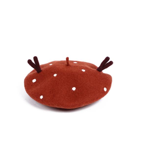 Шляпа берета шерстей Antler праздничного подарка рождества OEM ретро Handmade