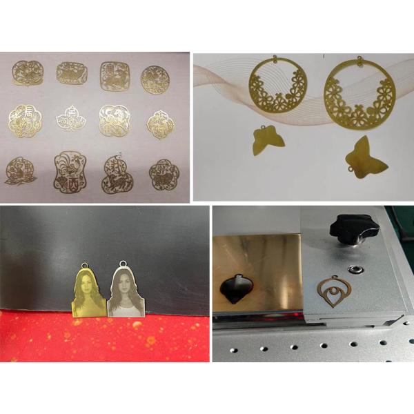 Full Closed Fiber Laser Marking Machine 100W For Jewelery Gold Silver Copper Cutting