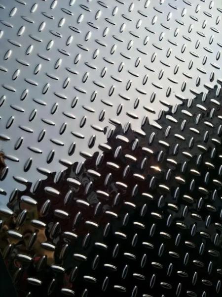 Checkered Plate Stainless Steel Sheet 24 X 48 2400 X 1200 Patterned Textured 304 Ss 201 Sheet