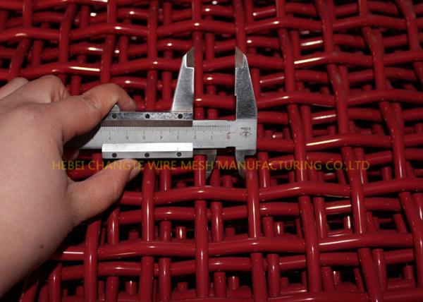 1.5x2M Crusher 65Mn Stainless Steel Pre Crimped Mesh Screen