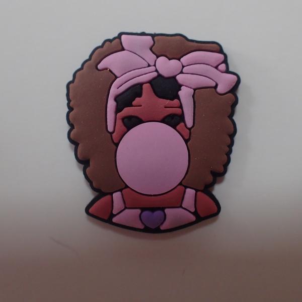 Crachá de borracha do silicone da forma do personagem de banda desenhada do remendo do PVC do logotipo do relevo