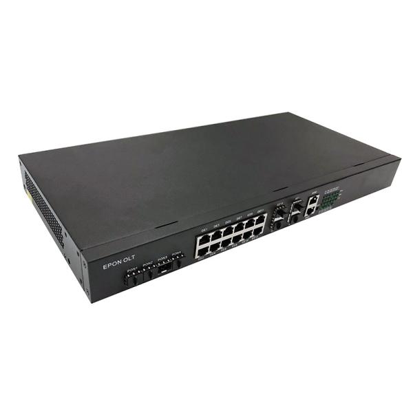 GPON 4 Port OLT Optical Line Termination With 2GE SFP Uplink ONU