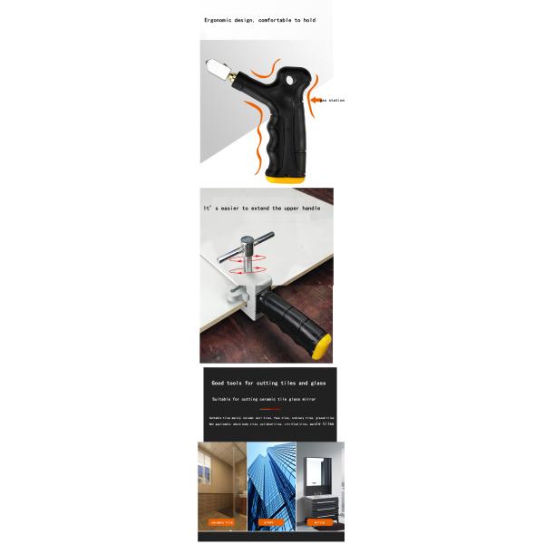 Ceramic tile divider hand-held glass knife