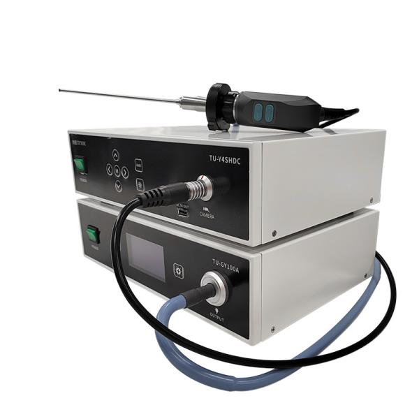 TUYOU Sistema de cámara para endoscopia ENT Full HD con fuente de luz LED fría de 100W para cirugía de endoscopia rígida