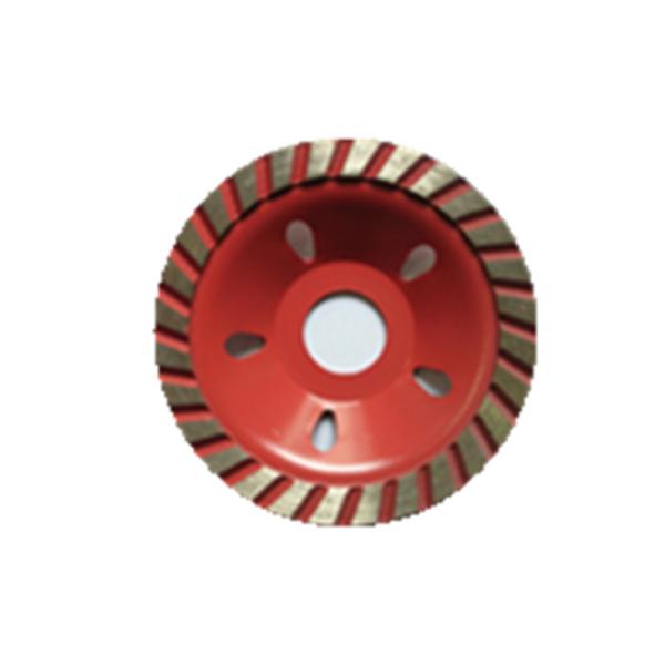 Red Blue Sintered Turbo Diamond Cup Wheel Turbo Grinding Wheel For Granite