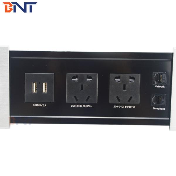 BNT Universal electric power wireless charger sliding table power socket