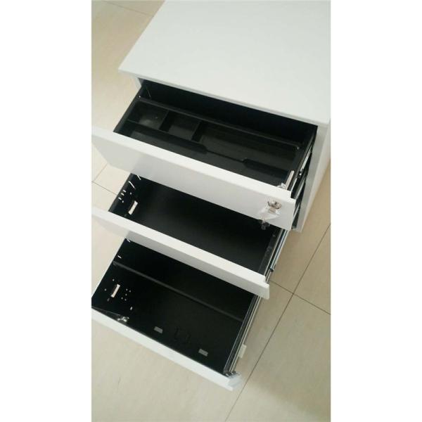 Commercial Steel Office mobile under desk pedestal KD Structure