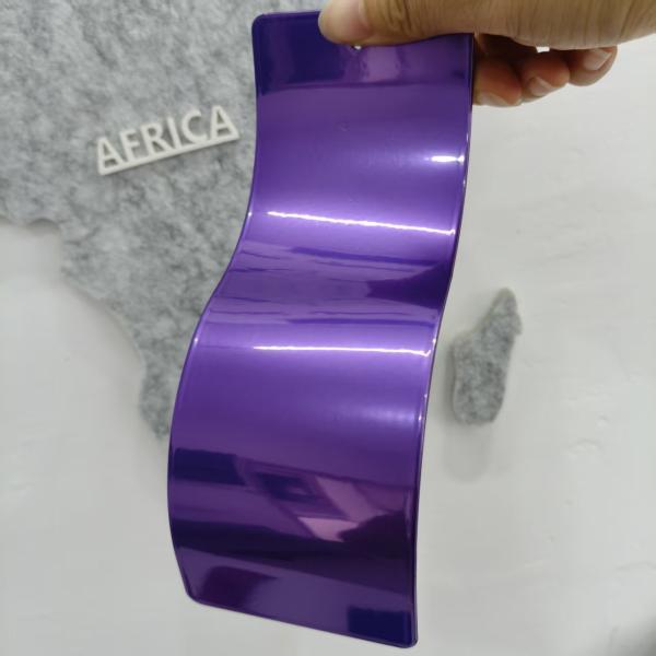 Double Coating Chrome Illusion Powder Coat 60-80um for Metal