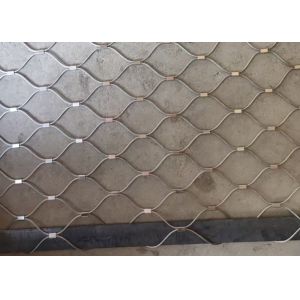 Stainless Steel Wire Rope Mesh Suspension For Bridge  Zoo Cage Wire Mesh