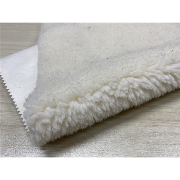 550GSM Suede Leather Fabric Bonded With Faux Fur Normal Peeling Strength