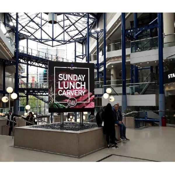 Roadside 320x320mm Outdoor Advertising Billboard IP67 Low Power Consumption