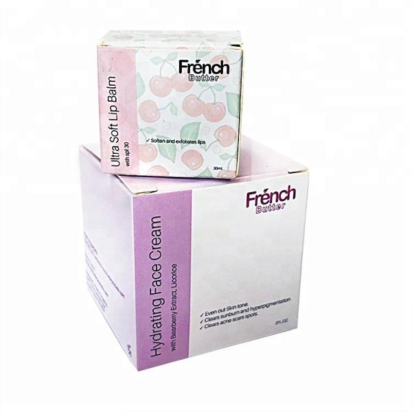Eco Friendly 2020 Custom Printing Carton Cosmetic Embossed Packaging Paper Box