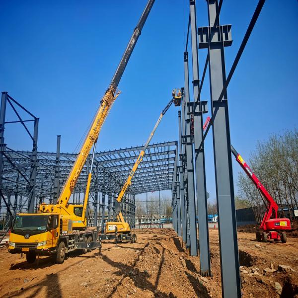 High Strength Prefabricated Steel Structure Warehouse Panels For Logistics Warehouse Building
