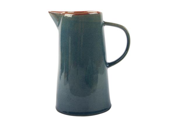 Large Ceramic Serveware Set , Blue Reactive Color Ceramic Water Jar