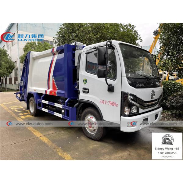 Тележка Compactor отброса нагрузки зада Dongfeng Duolica 4x2 6000L