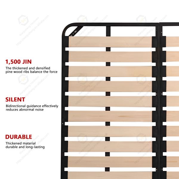 Modern Style Easy to Assemble Wholesale Sale Load Bearing Bed Metal Accessories Bed Frame for Apartment Dormitory