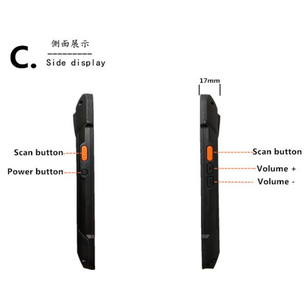 Handheld Rugged IP67 Personal Digital Assistant , 5