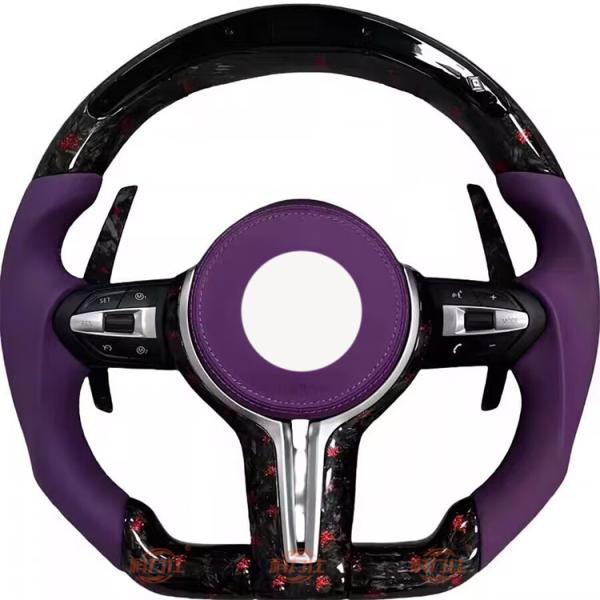 B-M-W 1 2 3  4 5 6 7 Series X1, X2, X3, X4, X5, X6 LED carbon fiber Steering Wheel modification