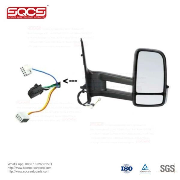 SQCS OE 9108108602 Rétroviseur à point mort Verre Long Arm R-2019 pour MERCEDES SPRINTER W910 2020-2021 Rétroviseur latéral de voiture