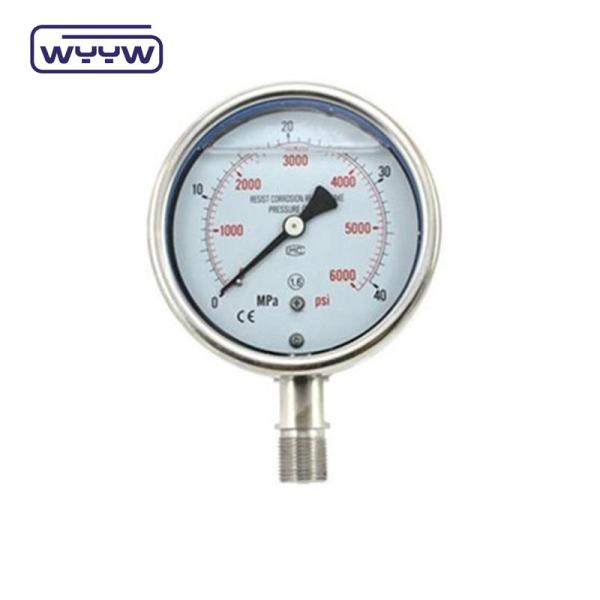 2.5 industrial oil filled pressure gauge price