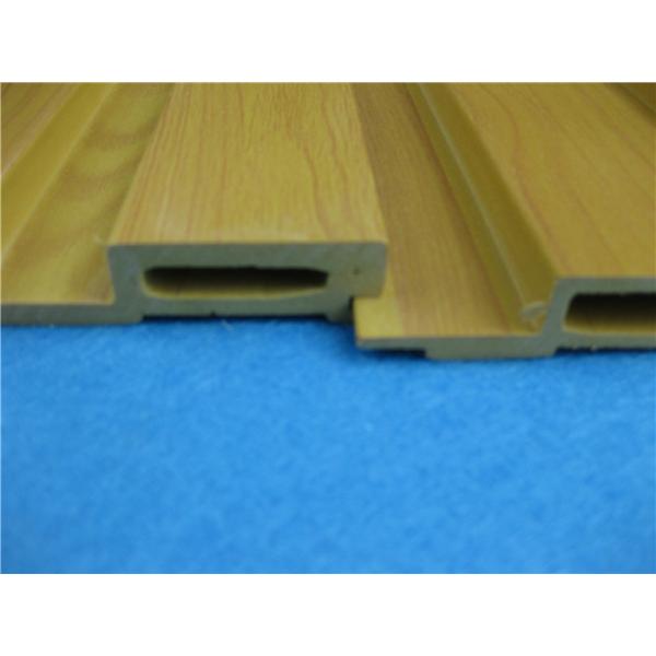 Хозяйственное штранг-прессование PVC Sandalwood профилирует украшение WPC нутряное