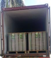 La protection extérieure de plancher provisoire de projet de construction a réutilisé le carton dur
