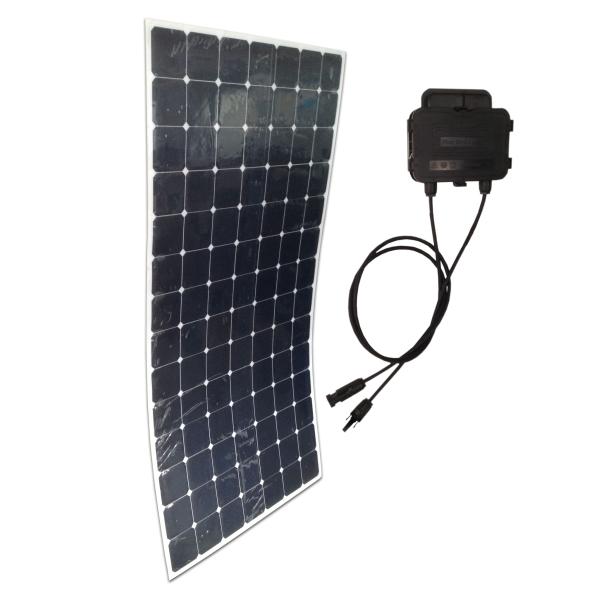 48V 300W White SunPower Portable Solar Panels 6.5 KGS With USA 98 Cells