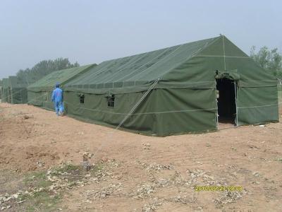 Easy Install Outdoor Canvas Tent With Polyester / Cotton Canvas Cover Material