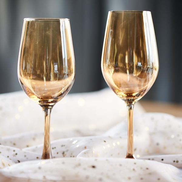 Glass Type Red Wine Goblets Made of Non-Lead Crystal for Classic Burgundy and Bordeaux