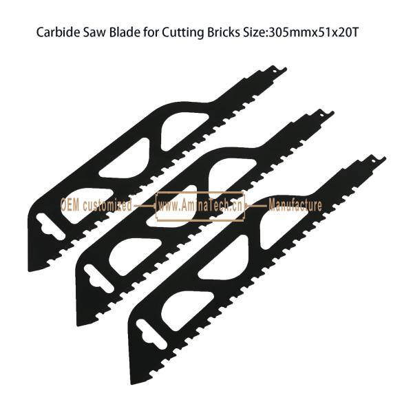 Carbide Saw Blade for Cutting Bricks Size:305mmx51x20T,Power Tools,Reciprocating