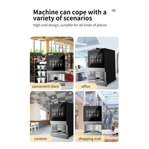 2700W 15.6'' сенсорный экран самообслуживание Кафе-машина для бизнеса