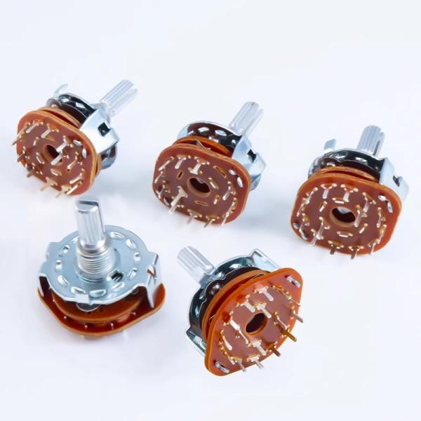 Industrial-Grade Rotary Switch Selector Withstand Voltage 500V AC 1 MIN For Stress Environments
