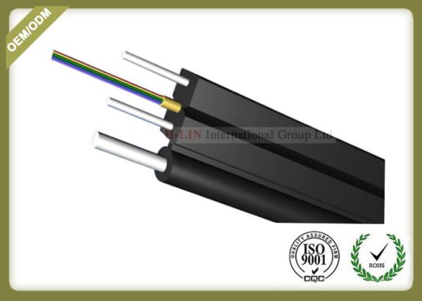 Outdoor Fiber Optic Cable FTTH Drop Cable 5.0*2.0mm G657A FRP strength member LSZH jacket