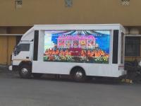 Panneau d'affichage mobile mené électronique polychrome de l'aluminium P10 IP65 sur des véhicules