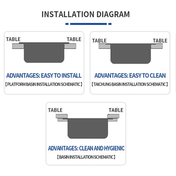 Nano Silver Versatile Kitchen Sink With Inner Basin Size 700mm*445mm*215mm