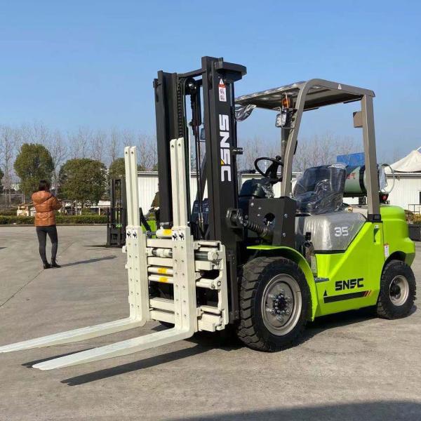 Warehouse Forklift Machine with Fork Size 1070*125*50mm and Overhead Guard Height 2090mm