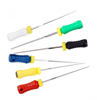 21mm Rotary Endodontic Files Dental Hand Files Plugger Root Canal Filling Size #15-40