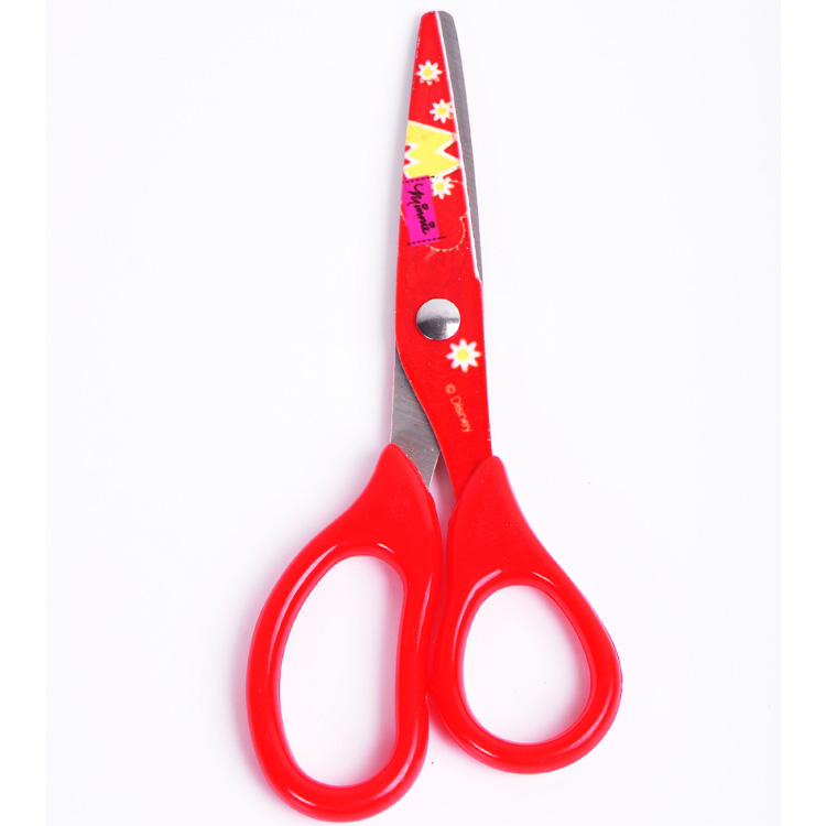 Creative stationary wholesale multifunction utility OEM 5 inch children safety cartoon scissors