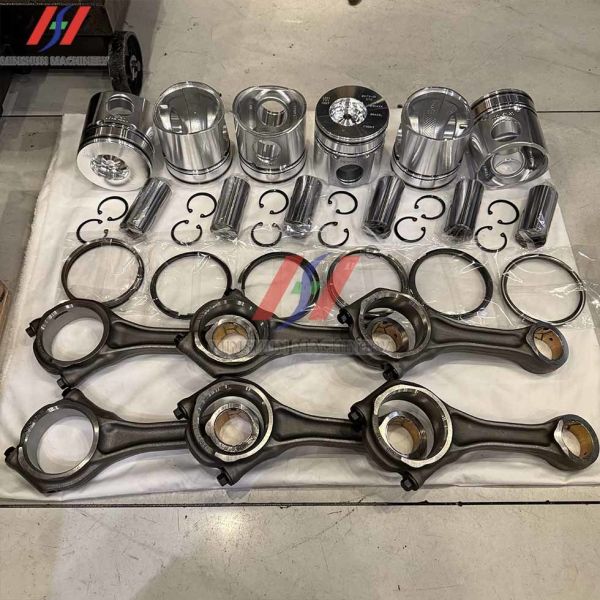 6BT 5.9 Connecting Rod Piston Kit for Engine Block Overhaul