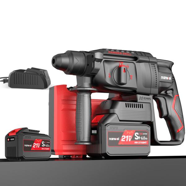 Demolition Walls Brushless Rope Hammer Impact Wireless Drilling Machine Multi Functional Industrial Concrete  Crush Stones