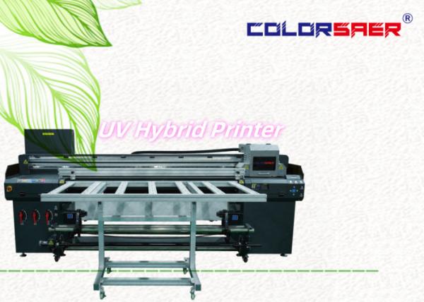 6 Feet Flatbed And Roll To Roll UV Hybrid Printer Poster Banner Sticker Ceiling Film Large Format Plotter