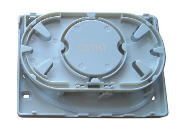 Indoor fiber optic terminal box 4 ports with SC adapters FTTH box wall mount box 4 fibers