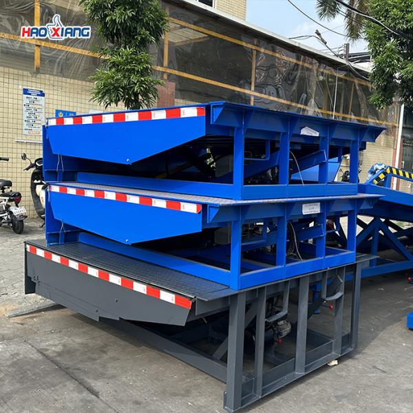 10000 Kgs Hydraulic Dock Leveler Electric 10Ton Loading Unloading Platform