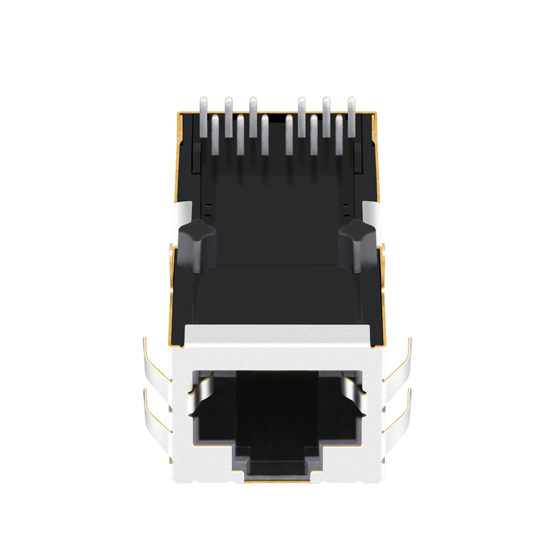 0816-1X1T-43-F 1000 BASE-T НЕ не привело плату вверх по RJ45 соединителю Magjack через отверстие