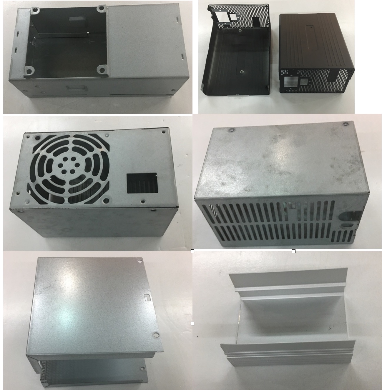 Металл CNC оцинкованной стали SGS серебряный штемпелюя коробку электропитания компьютера